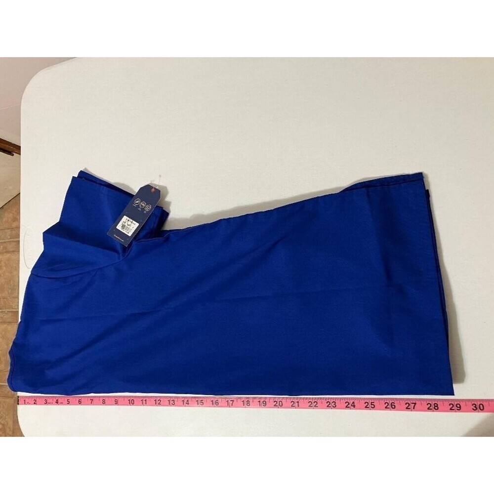 NWT Cherokee S Royal Blue Scrub Top V-Neck Gorpcore Utility Sporty Aesthetic - Picture 8 of 8